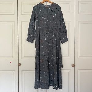 Abaya long sleeve maxi dress